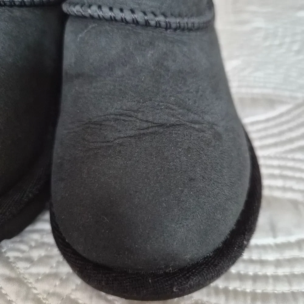 GUC UGG Classic Ⅱ Kids Boots #1017703K Black US Size 7